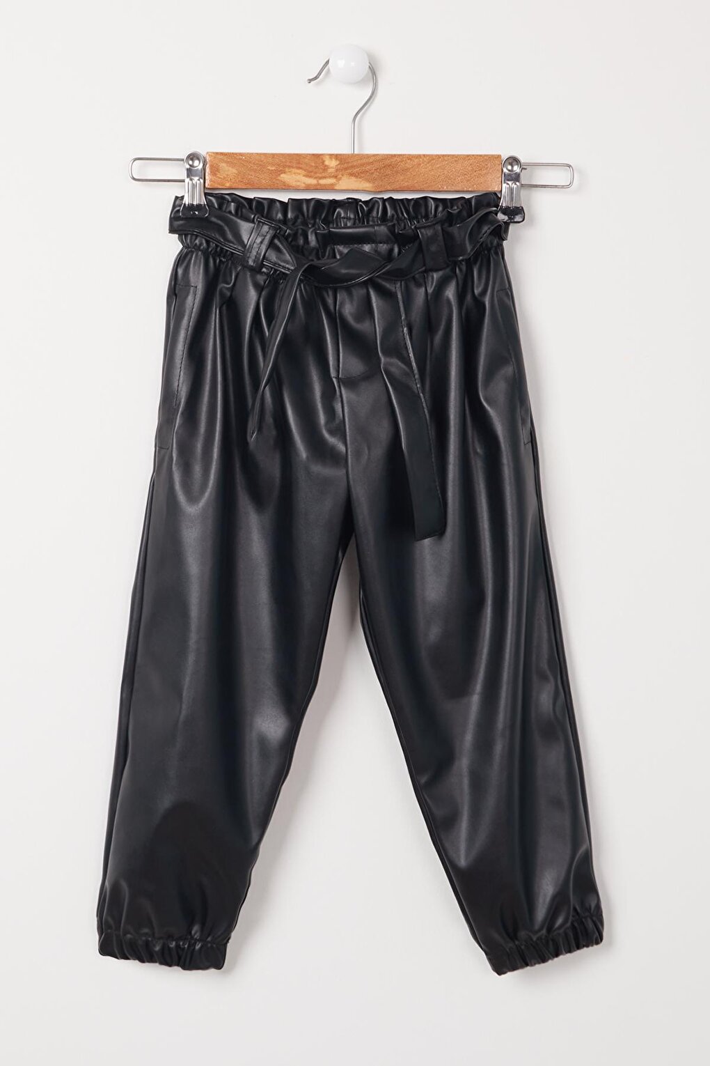 Girl's Faux Leather Trousers 4-12 Years 13792