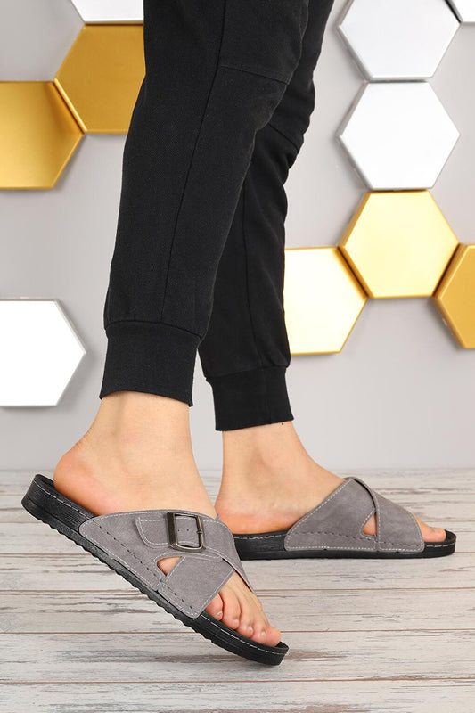 Casual Belted Men's Slippers Ary 36-486