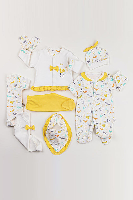 Baby Hospital Release Set of 8 with Yellow Bow 16920