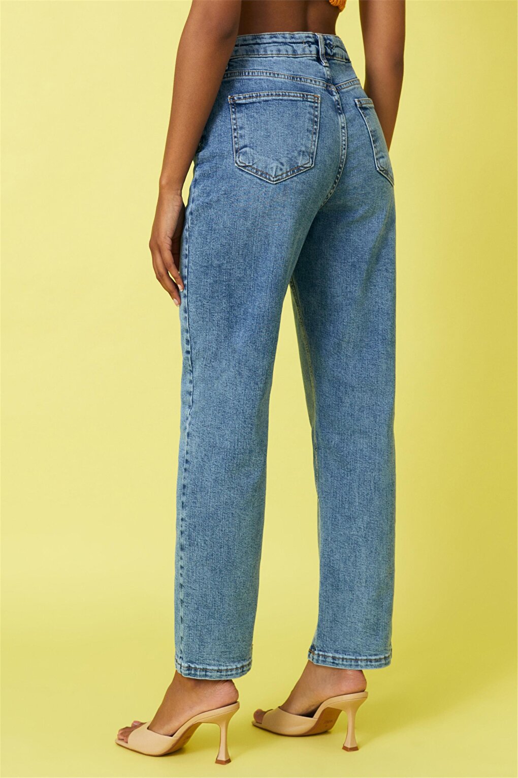 Lycra Straight Fit Jean Trousers