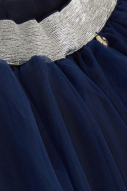 Girl's Skirt Tulle Navy Blue (Age 6-12)