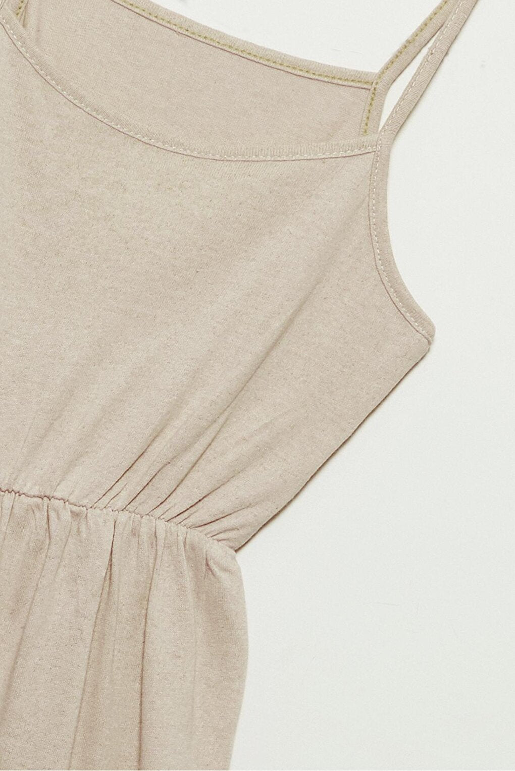 Brown Girl's Summer Jumpsuit