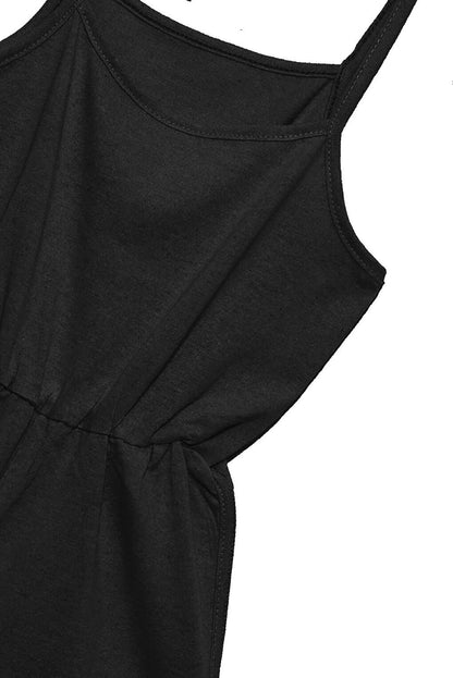 Girls' Jumpsuit with Black Shorts