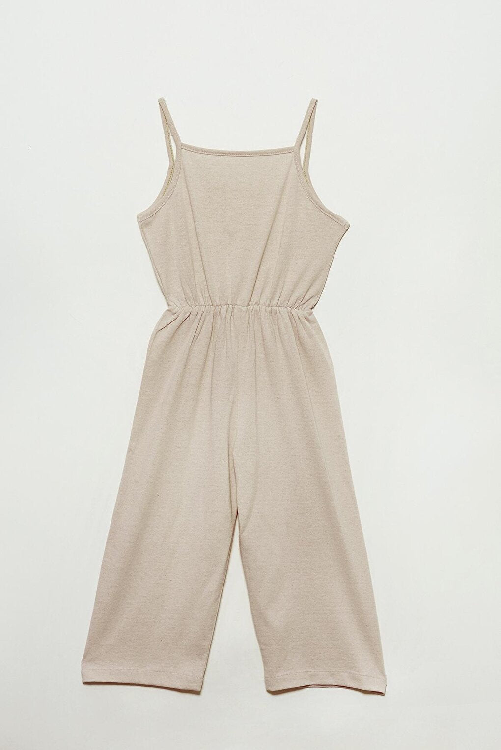 Brown Girl's Summer Jumpsuit