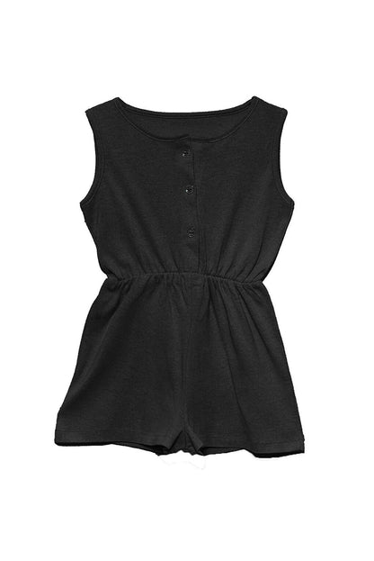 Girls' Jumpsuit with Black Shorts