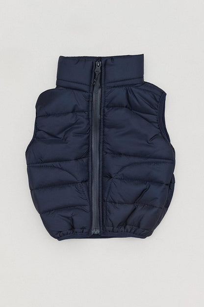 High Collar Boy's Puffer Vest