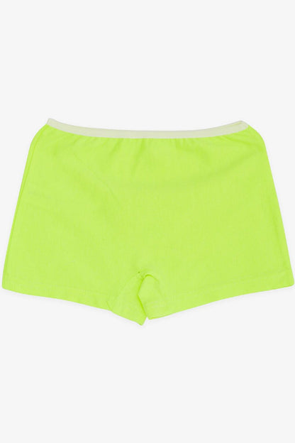 Girl's Boxer Bubble Printed Neon Green (Age 7)