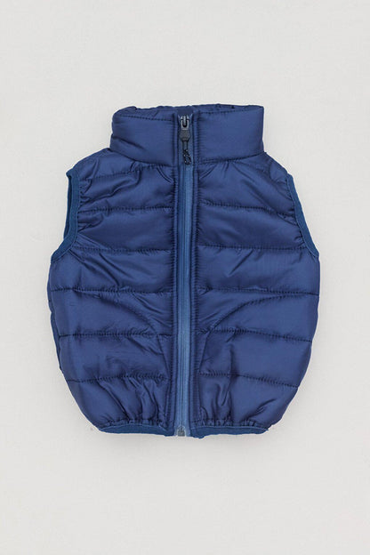 High Collar Boy's Puffer Vest