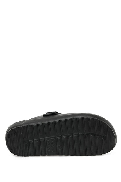 OLA 3FX Black Men's Sabo Slippers