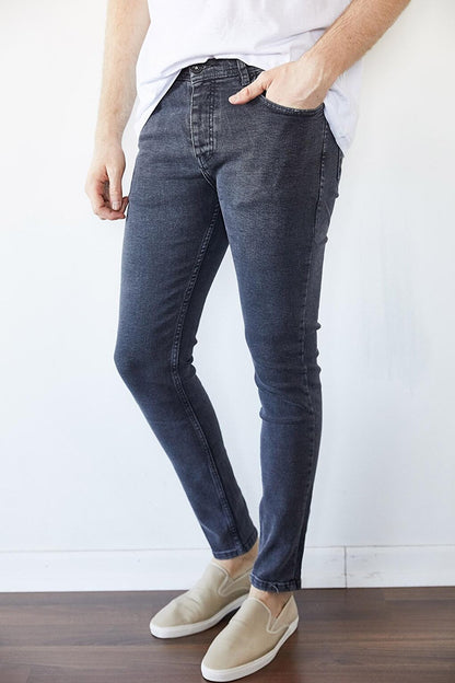 Gray Slim Fit Jean Trousers 1KXE5-44255-03