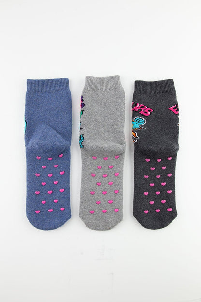 3-Piece Sun Anti-Slip Sole Towel Socks