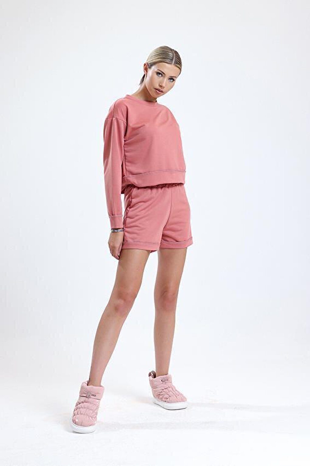 Ltn-G202 Long Sleeve T-shirt Shorts Set