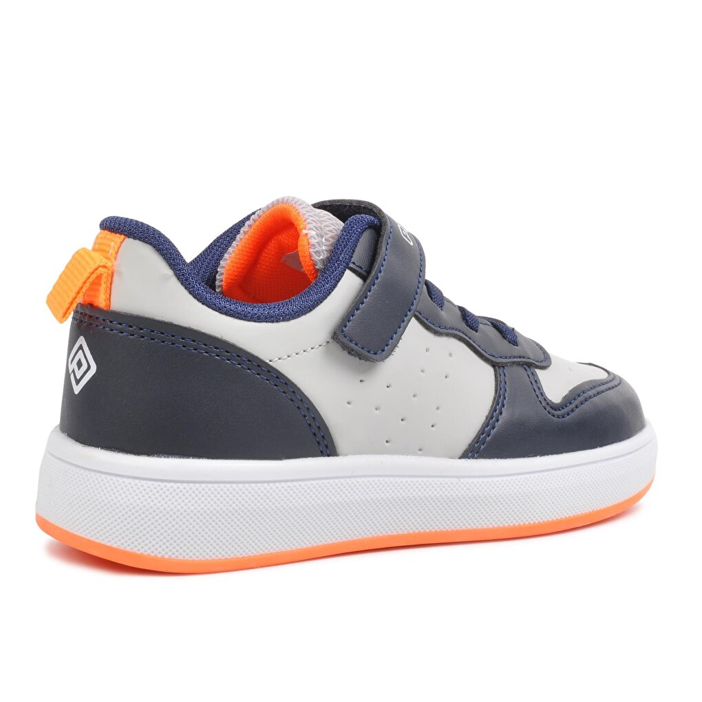 970-P Navy Blue-Orange Boy's Sneaker