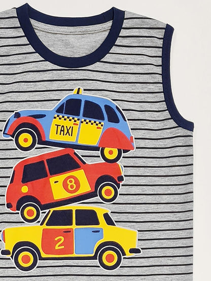 Taxi T-Shirt Boy Shorts Set