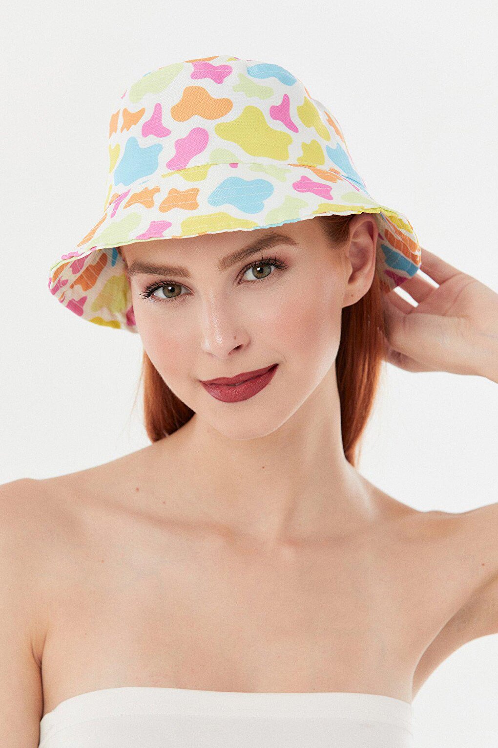 Cow Printed Sachet Hat