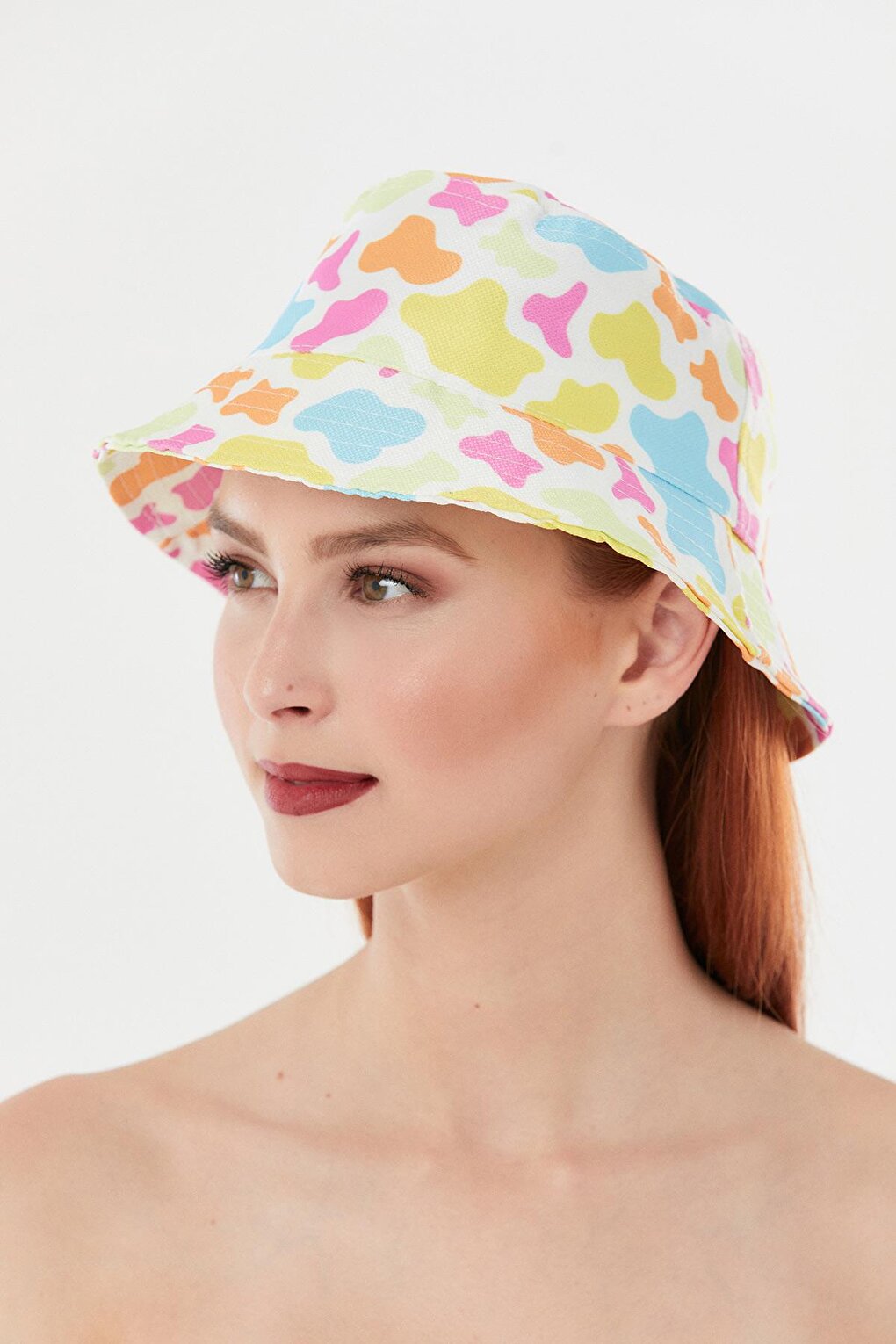 Cow Printed Sachet Hat