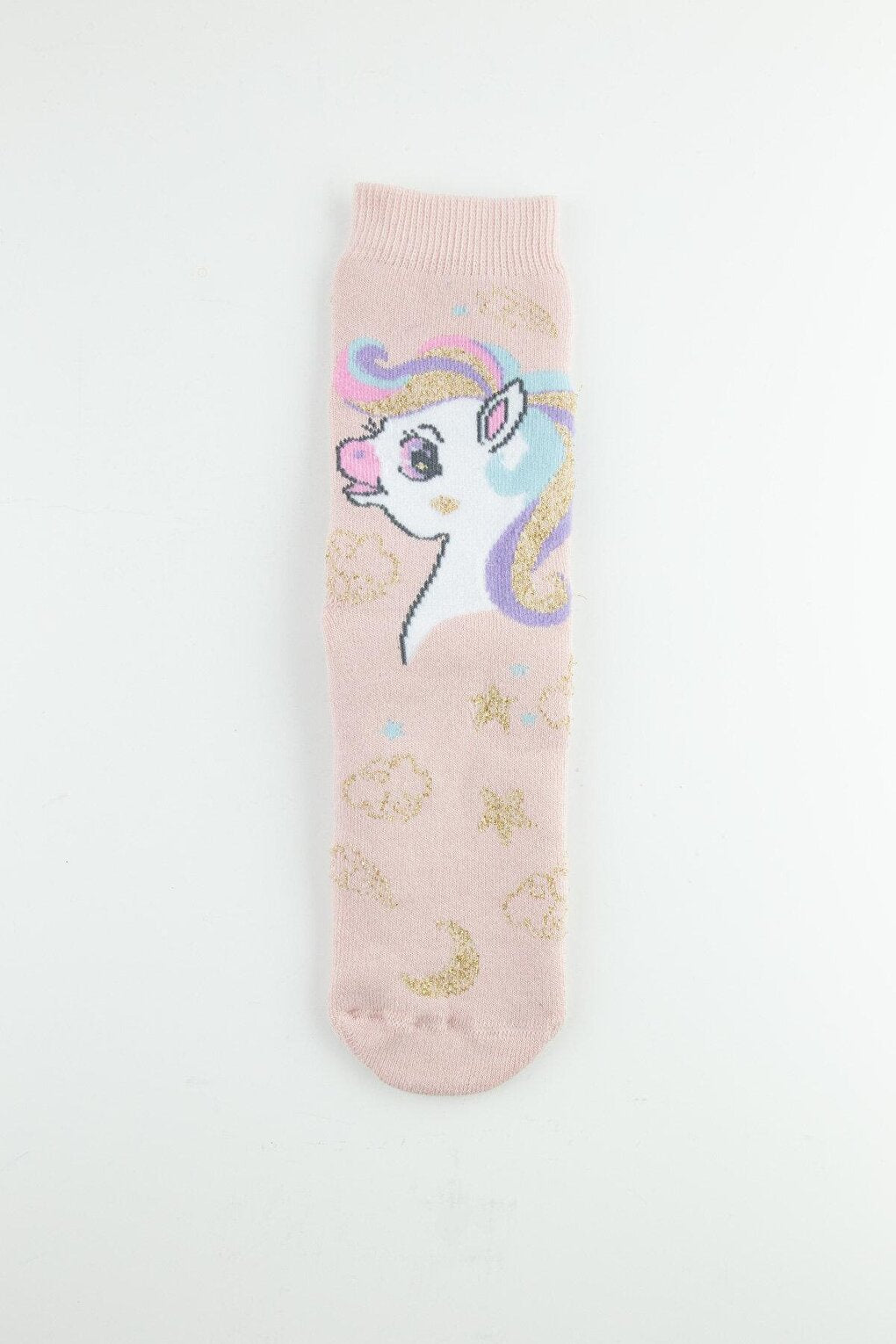 3-Piece Unicorn Non-Slip Sole Towel Children's Socks