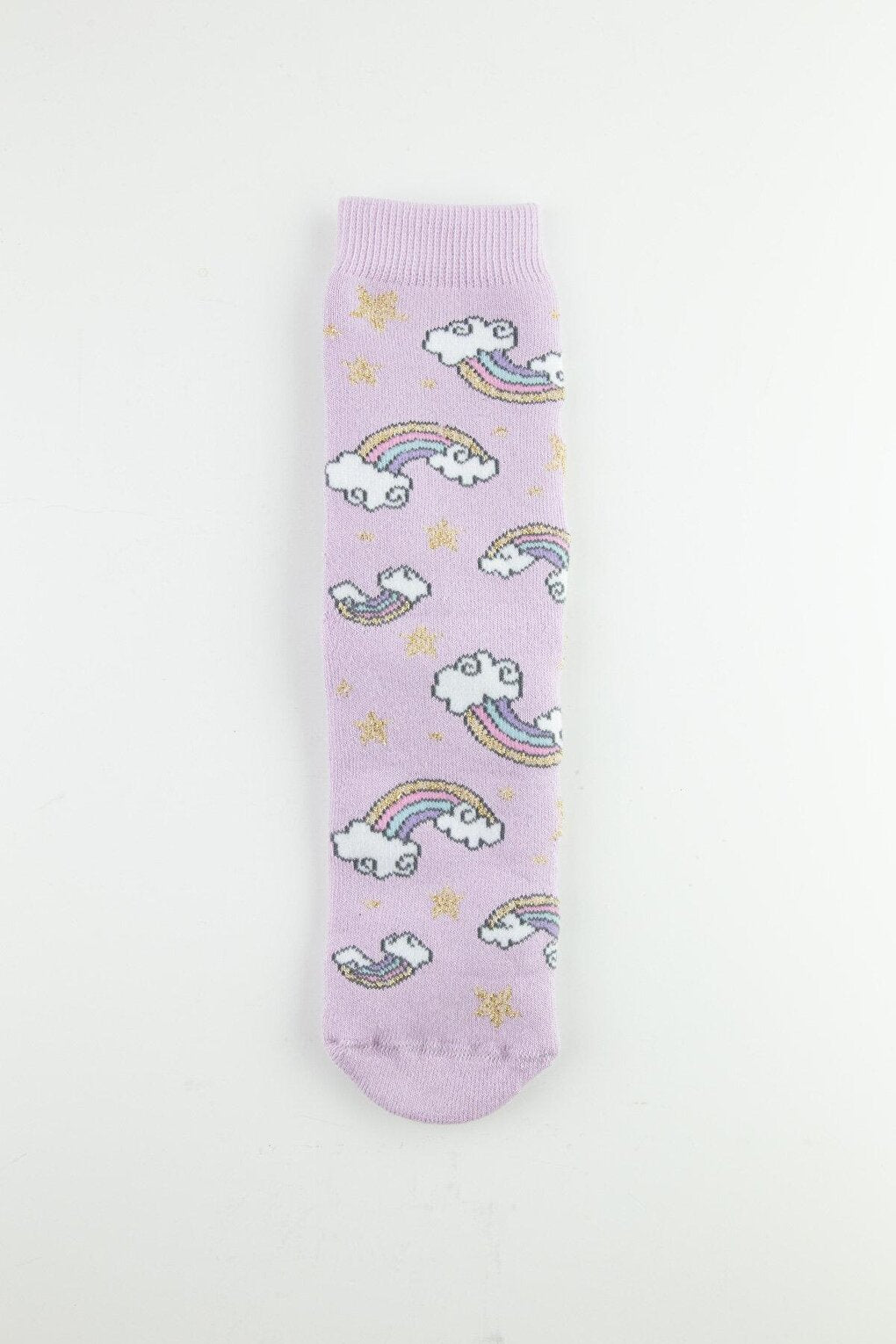 3-Piece Unicorn Non-Slip Sole Towel Children's Socks