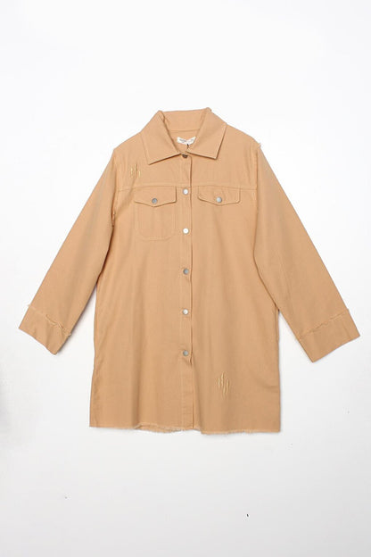 Biscuit Tassel Snap Jacket