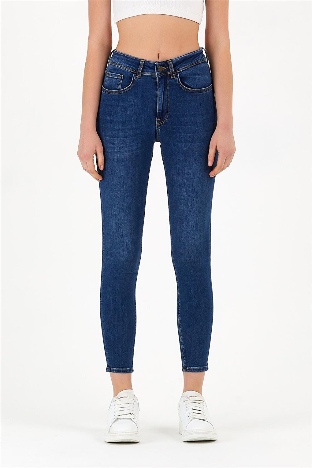 Women's Slim Fit Jeans Navy Blue