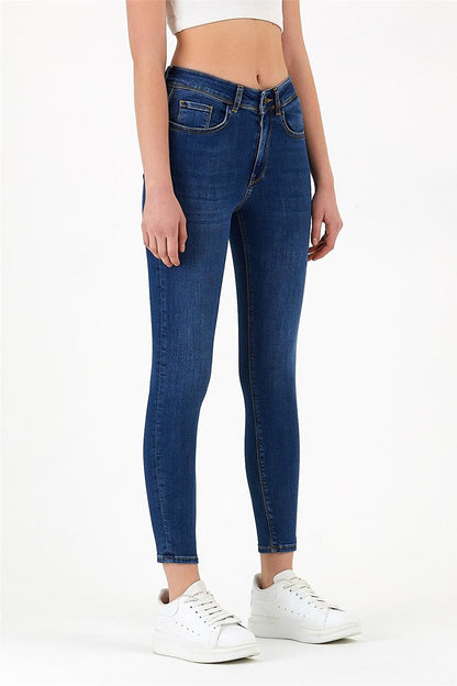 Women's Slim Fit Jeans Navy Blue