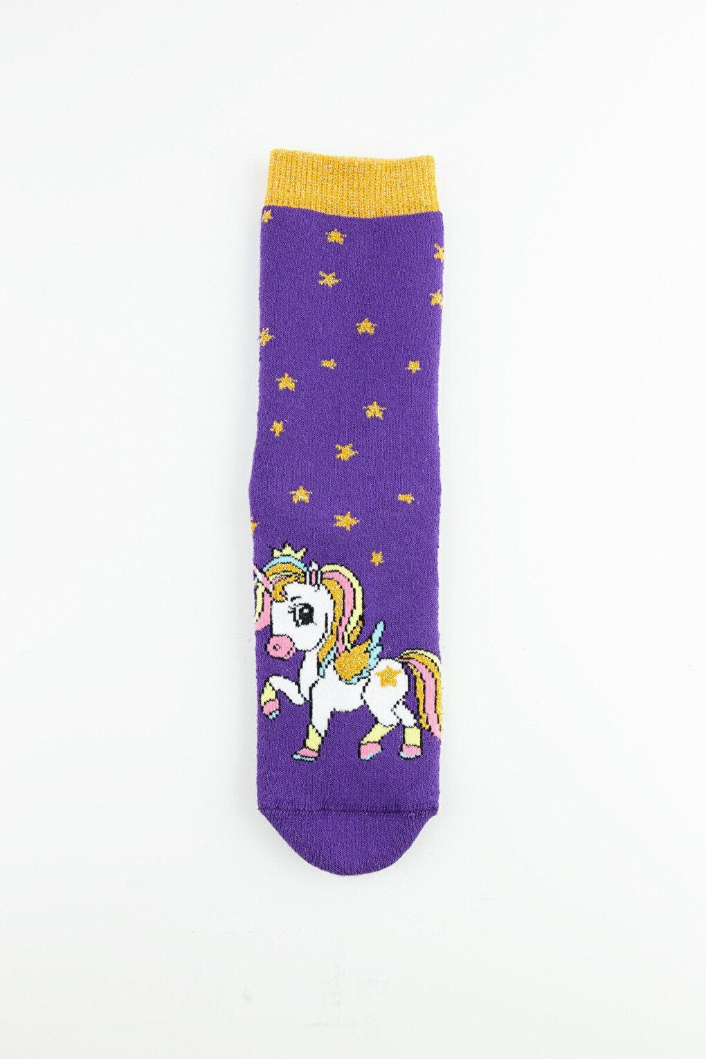 3-Piece Unicorn Non-Slip Sole Towel Children's Socks