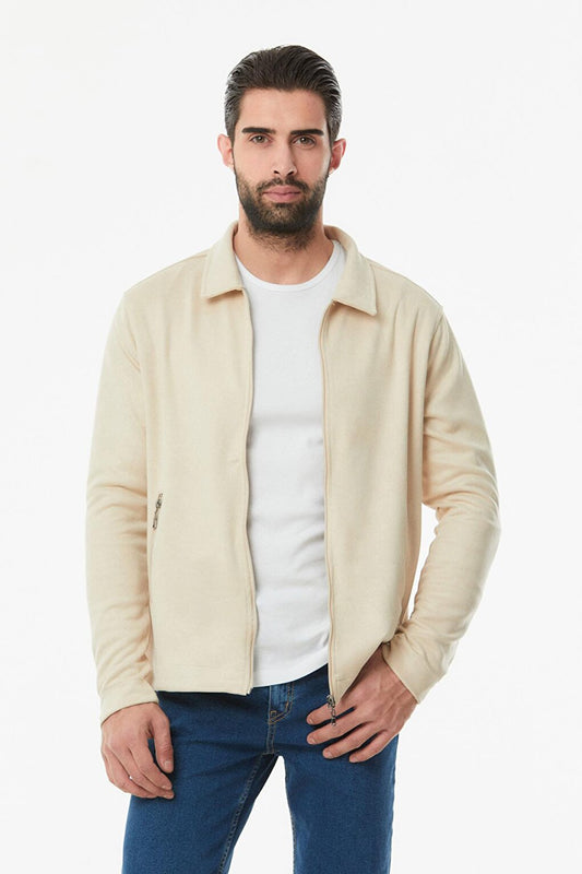 Zippered Basic Jacket