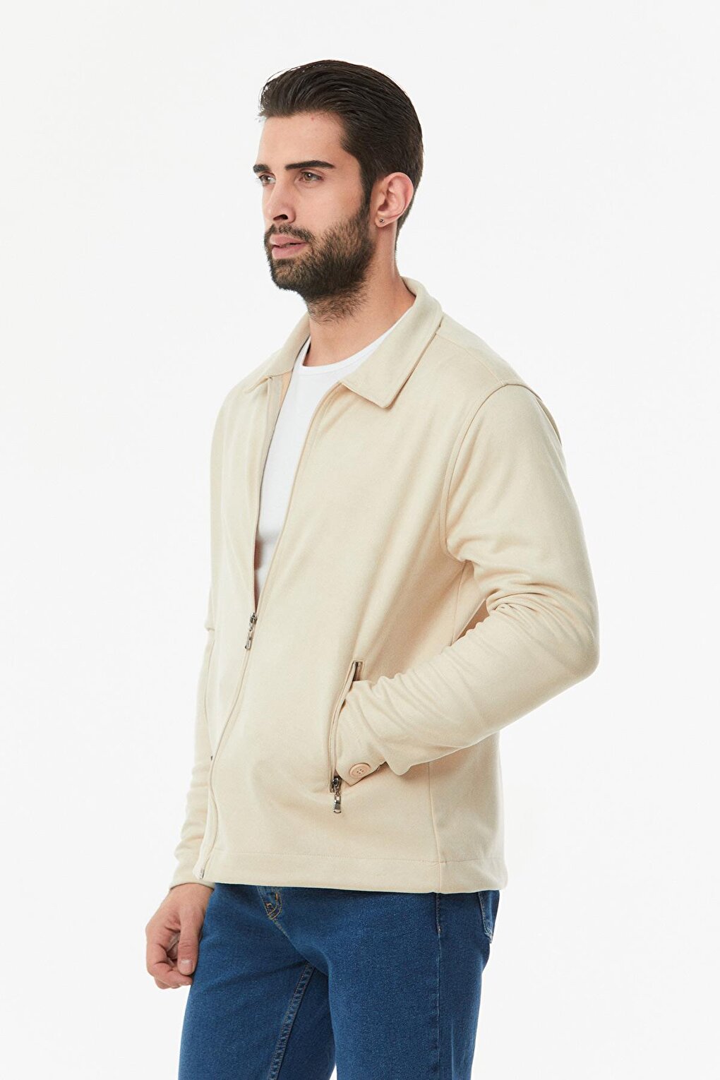 Zippered Basic Jacket