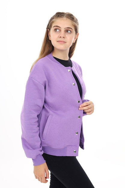 Girl's College Style A Printed Jacket 7 -13 Years Lx271