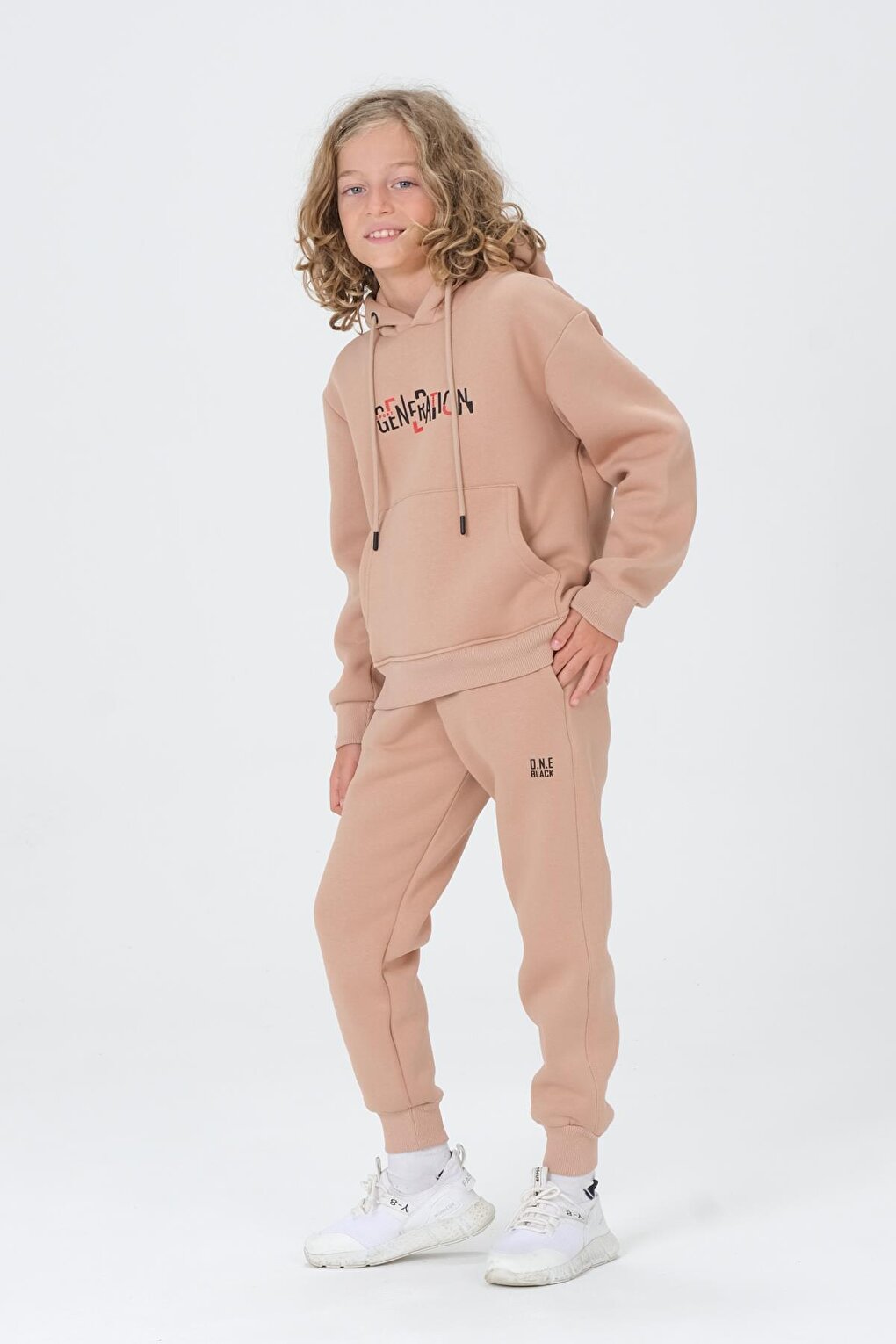 Boy's Hooded Tracksuit Set