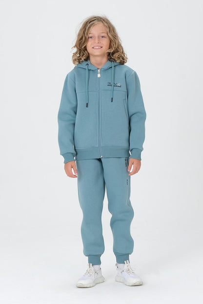 Boy's Hooded Tracksuit Set