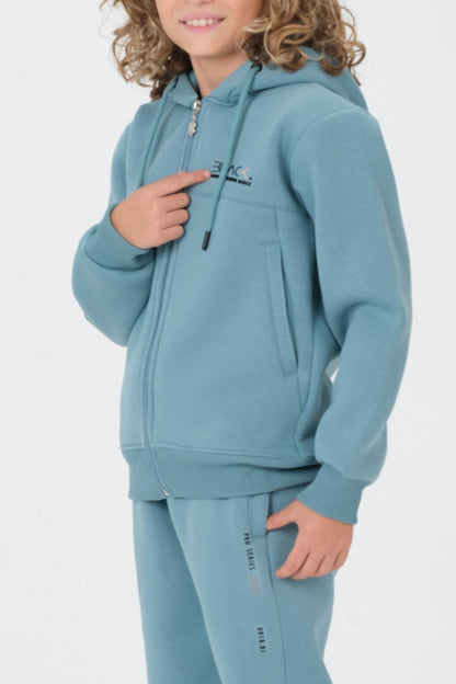 Boy's Hooded Tracksuit Set