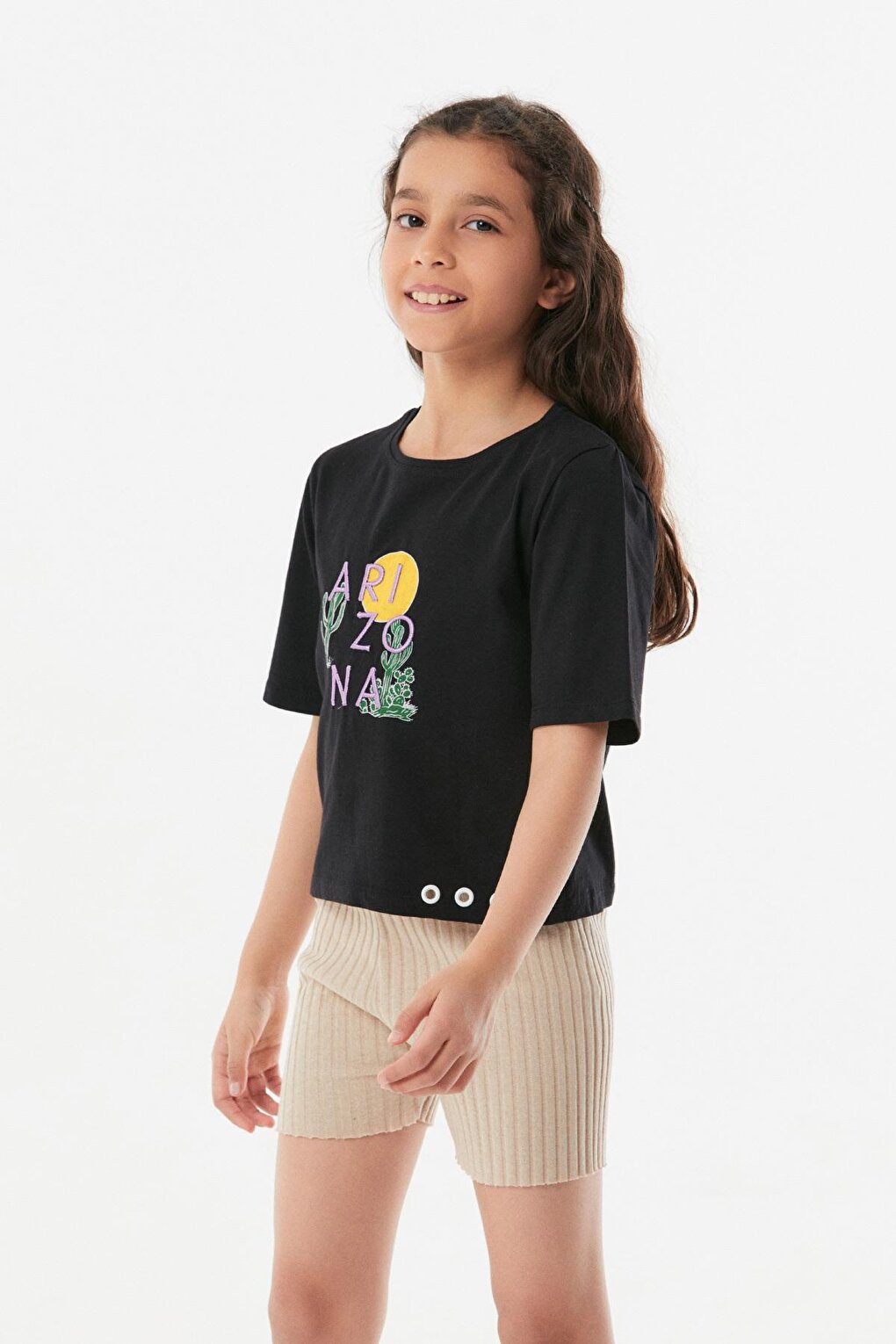 Arizona Embroidered Girls' T-Shirt