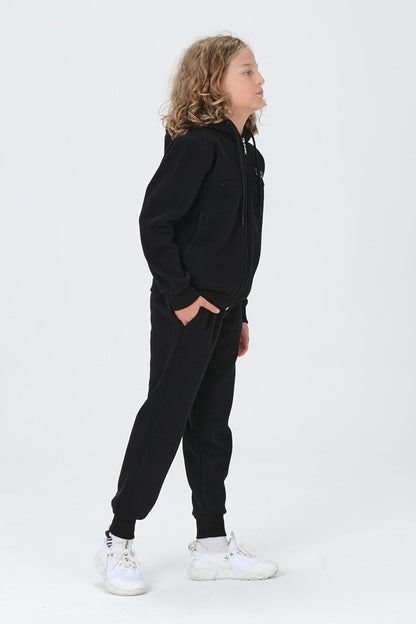 Boy's Hooded Tracksuit Set