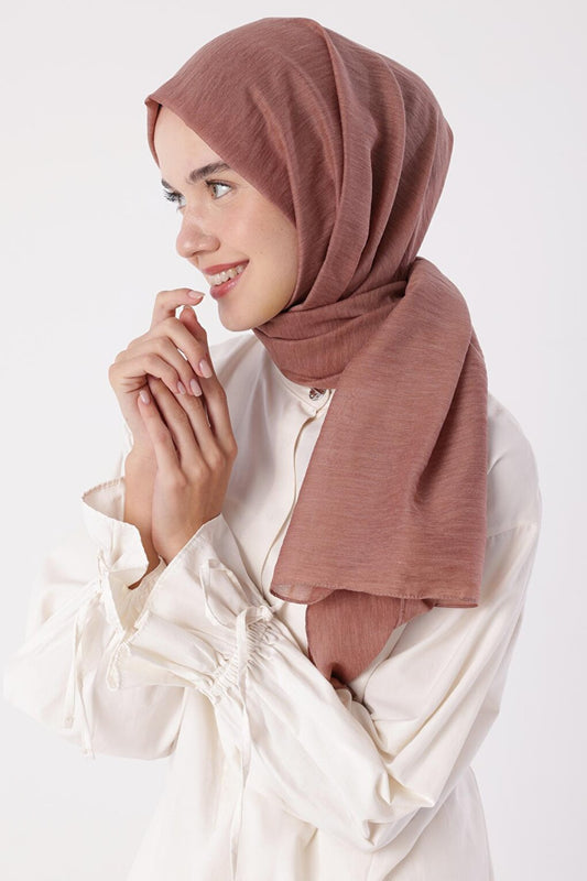 Milky Brown Enzo Shawl