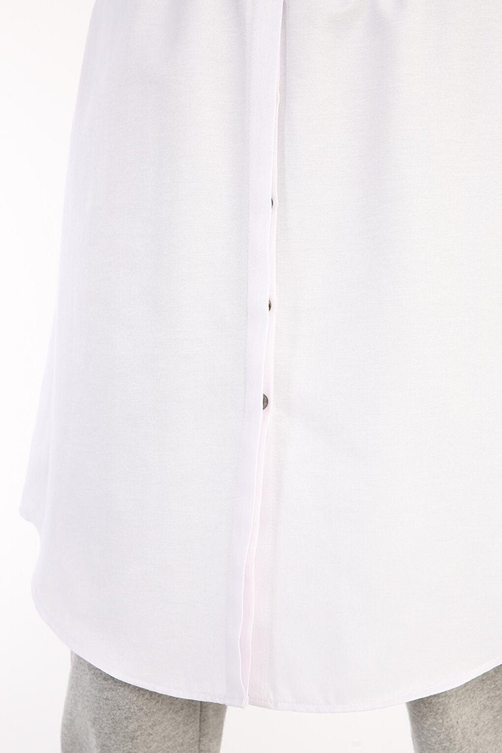 White Underwear Cotton Shirt Skirt