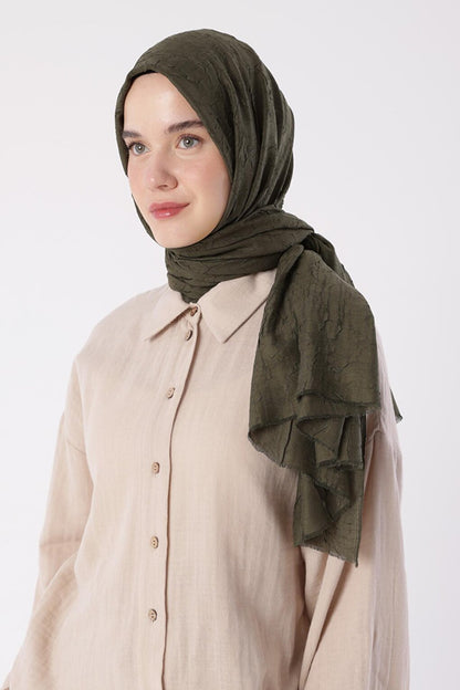 Khaki Bamboo Krash Shawl