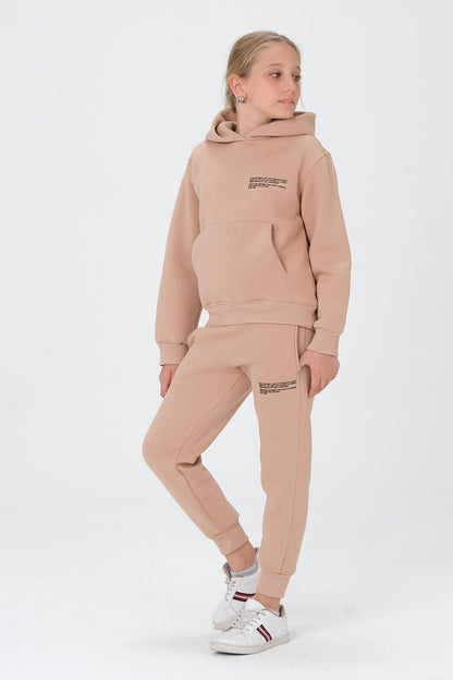 Girl's Hooded Tracksuit Set