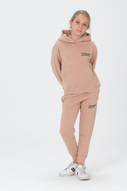 Girl's Hooded Tracksuit Set