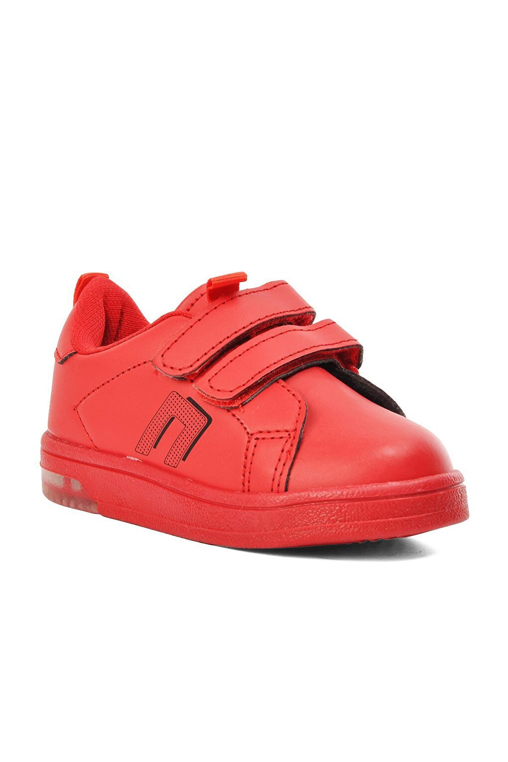 Red Velcro Boy Sneaker Pepe Short-B