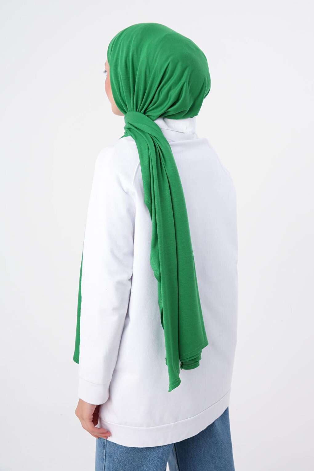 Çimen Cotton Viscose Blend Combed Cotton Shawl