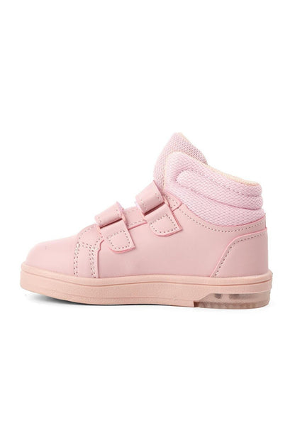 Powder Velcro Children's Ankle Sneaker Pepe Long-B