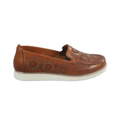 7890 Taba Genuine Leather Casual Women's Classic Shoes