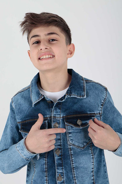 Boy's Jean Jacket Casual Fashionable Ak22152023