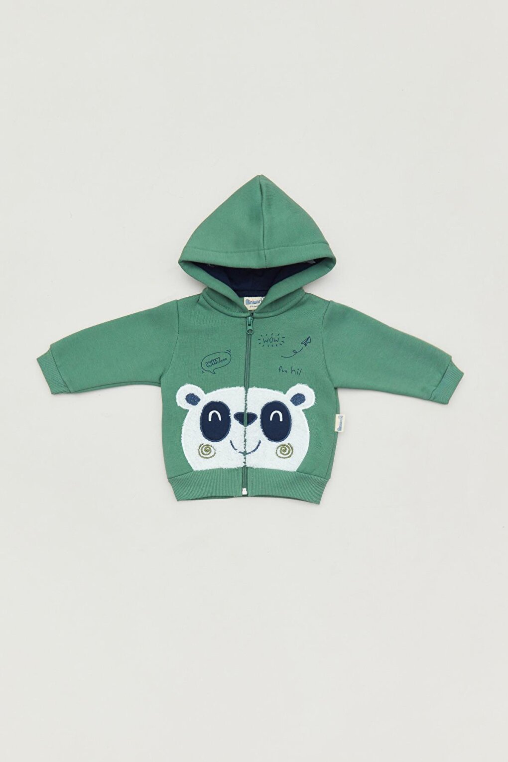 Embroidered Hooded Boy's Sweatshirt