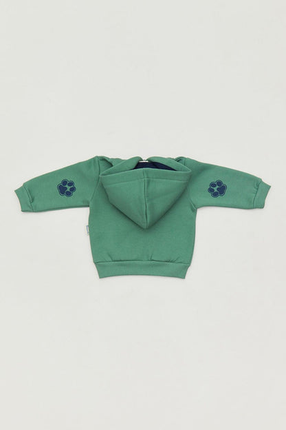 Embroidered Hooded Boy's Sweatshirt