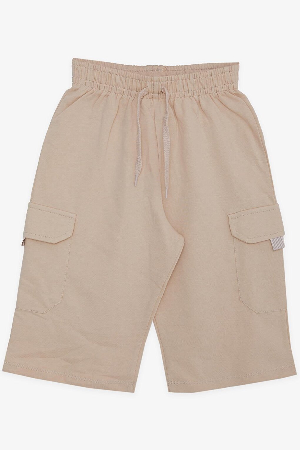 Boy's Capri Cargo Pocket with Lace Accessory Beige (8-12 Years)