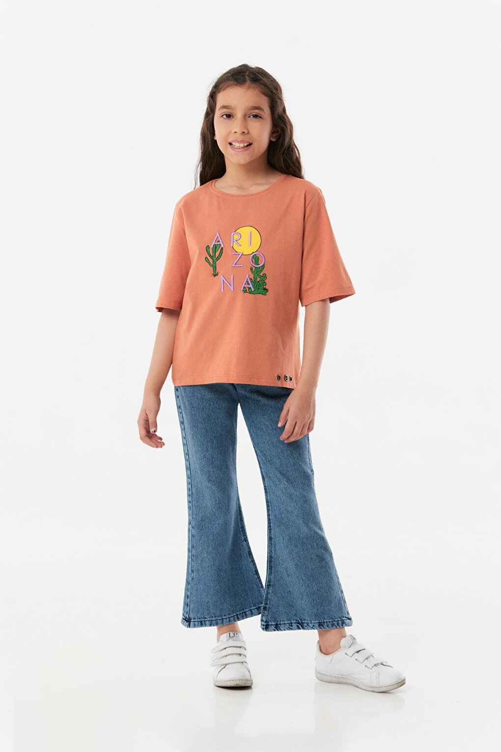 Arizona Embroidered Girls' T-Shirt