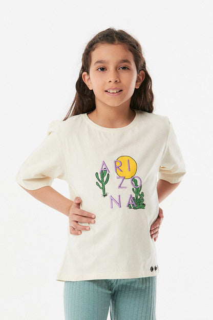 Arizona Embroidered Girls' T-Shirt