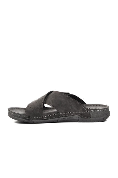 64.004 Gray Men's Slippers